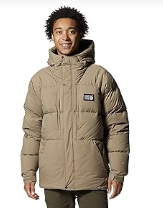 Retail $300 Mountain Hardwear MEN'S NEVADAN™ DOWN JACKET trail dust tan warm winter coat new