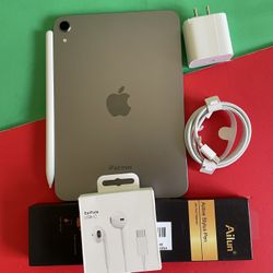 Apple Ipad Mini 7th Generation (Newest 2024 / A17 pro chip) 128GB with pen, case & Accessories (256GB $529) 