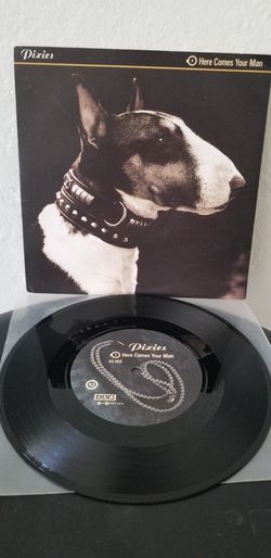 Pixies - Here Comes Your Man/Into The White 7” Vinyl 1989 UK 4AD AD 909 Cool awesome song! Rare!