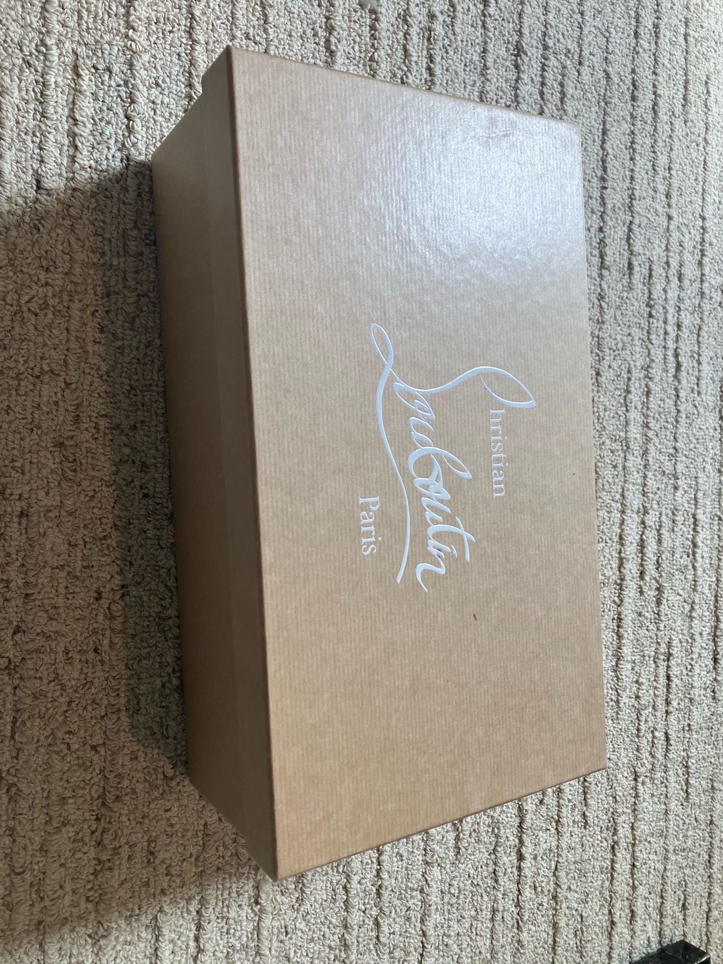 Authentic Christian Louboutin Empty Shoe Box Size 38.5 EU - Excellent Condition