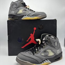 Off-White x Air Jordan 5 Retro SP 'Muslin'