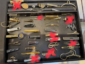 ✨ Vintage Men's Tie Clips & Tie Bars Collection - Choose Your Piece!