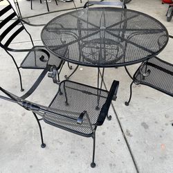 Iron Table Set