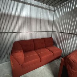 Beautiful Large Red Sectional Sofa