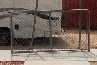 Chain link fence