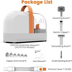 5 In 1 Vacuum / Grooming kit