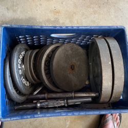 90lbs Of Workout Weight