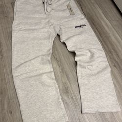 Pacsun Tagged Essentials Sweats Light Oatmeal Uncuffed 