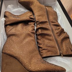 INC Slouch Boots 