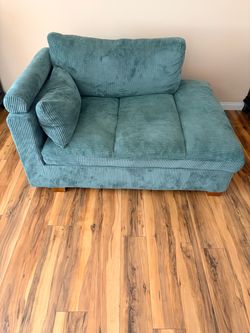 Green couch chase