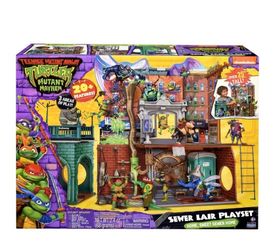 Teenage Mutant Ninja Turtles: Mutant Mayhem Sewer Lair Playset by Playmates NEW!