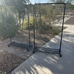 2 Clothes Racks Or Plant Racks