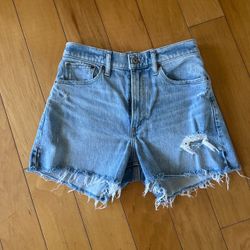 Abercrombie size 27 high waisted mom shorts