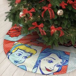 Disney Princess Christmas Tree Skirt | 48” Wide Disney 100