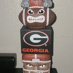 Tótem Tiki de los Georgia Bulldogs,16 Pulgadas Unos 40 Cm
