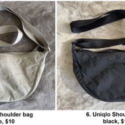 Uniqlo shoulder bags