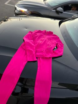 Lululemon hot pink set size 12