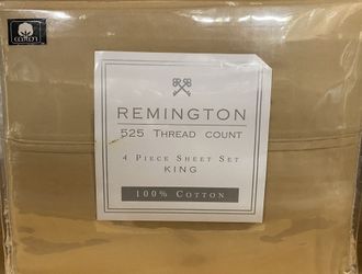 King Size 525 Sheet Set (brown) 