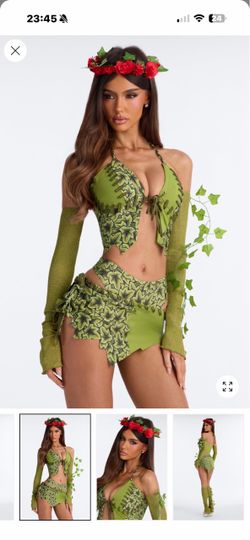 Halloween costume Poison Ivy size small