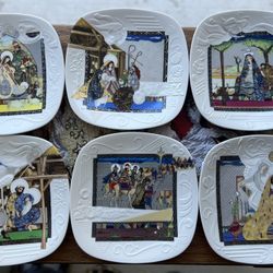 Collector’s Plates - The Story of Christmas’ by Knowles, Limited Edition Series Perfect Gift For Christmas 