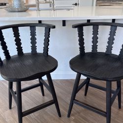 3 Black Counter Stools (brand new)