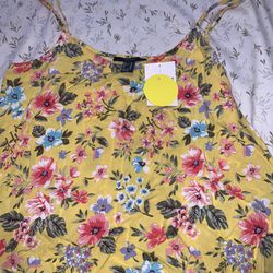 Forever 21 Floral Tank Top