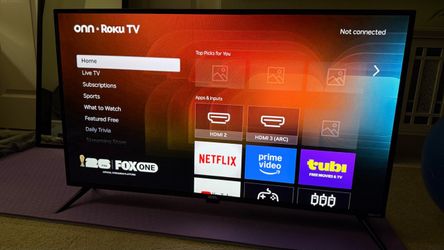 Flat Screen Smart TV w/ Remote + Stand Legs – Great Condition