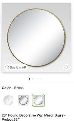 Round Decorative Wall Mirror.