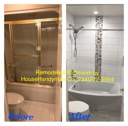 Update bathroom, kitchen, floor HouseHandyman co in Michigan