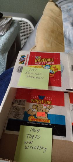 Wrestling, Baseball, Basketball, Football, Hockey, Batman Wrappers from the 70's and 80's over 100 wrappers