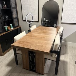 Dining set with chairs