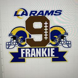 Rams Cake Toppers Football 
