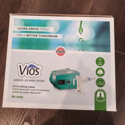 Vios Compressor Kit with Reusable & Disposable Nebulizers, unused