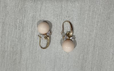 Cloisonne & Metal Earings