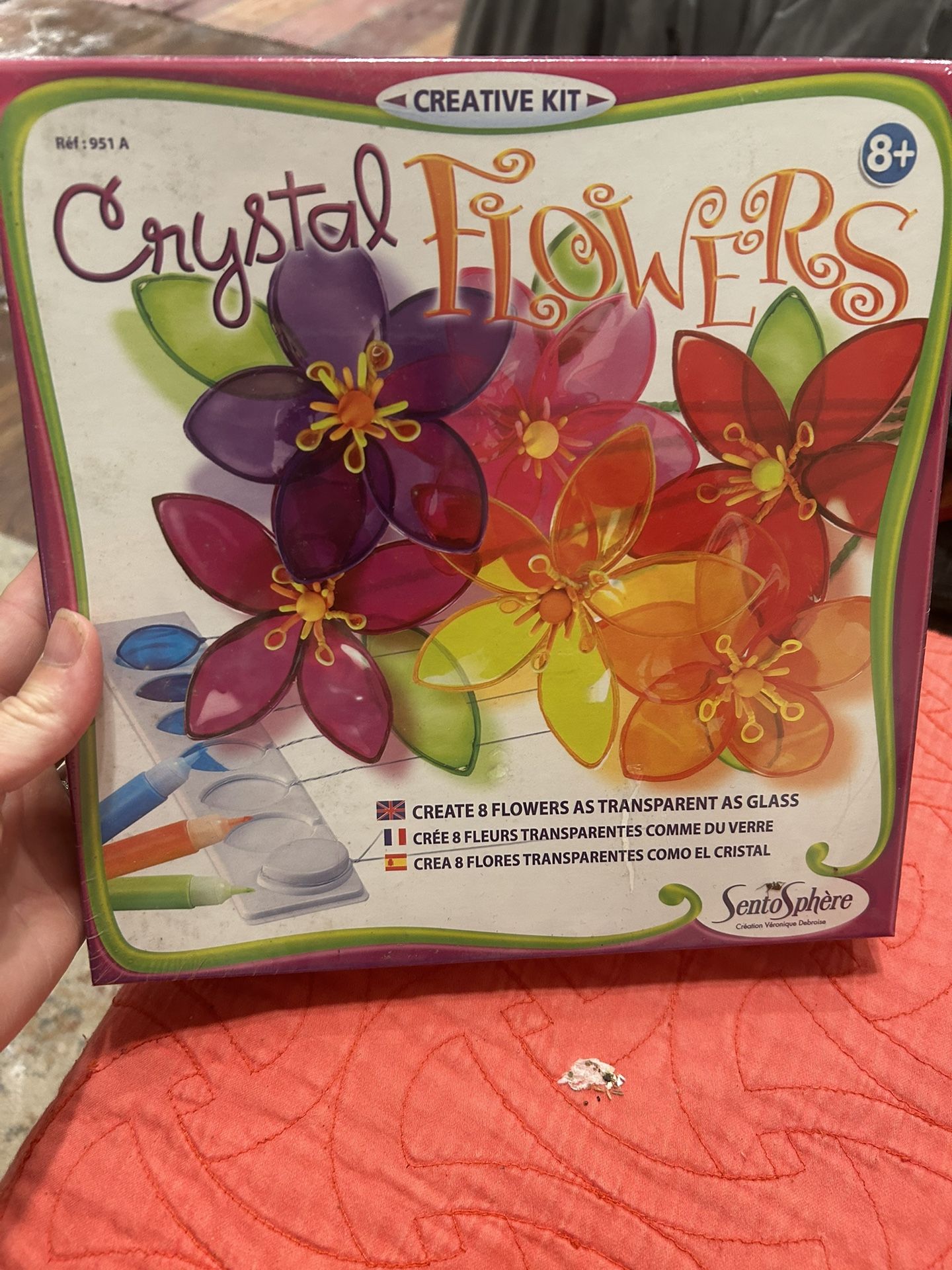Crystal Flor SentoSphere Flower Creator Creative Kit - Ages 8+ Brand New