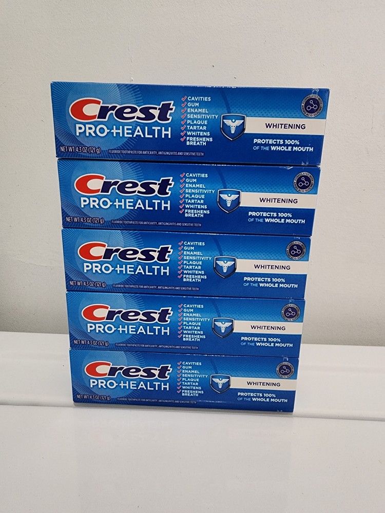 $10 for all. Crest Toothpaste 4.3 oz.