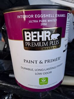 White paint and primer