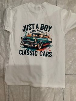 Just a boy who loves classic cars