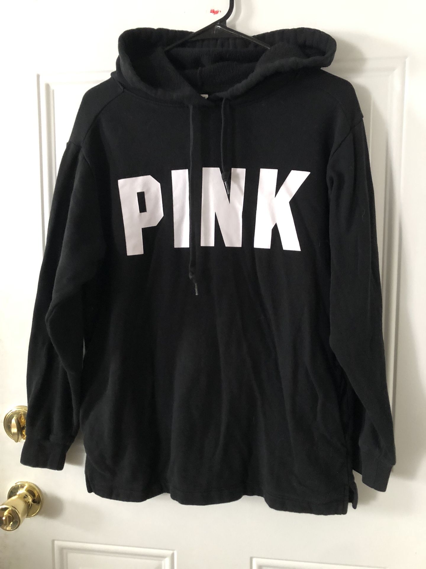Victoria secret PINK woman’s black hoodie size Small