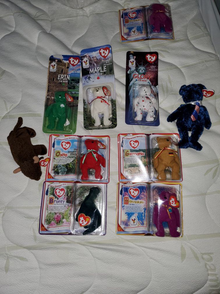 Ty beanie Babies McDonald's toys in package