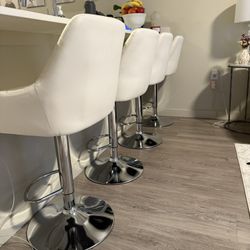 Barstool Chairs- White