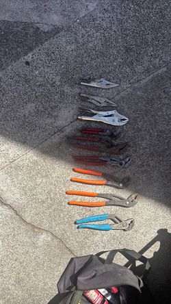 Mixed Pliers Tool Lot – Klein and Others