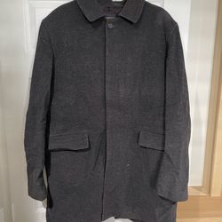 Banana Republic XL Italian Wool Cashmere Coat - EXCELLENT CONDITION 