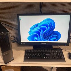 DELL desktop i3 processor win 11 comes with monitor keyboard and mouse