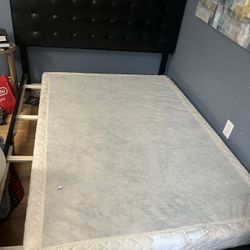Queen Bed Frame and Headboard