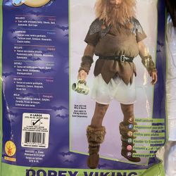 Deluxe Adult Costume “Dopey Viking", XL, Inflatable Belly 