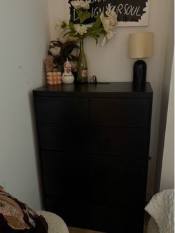 Black dresser