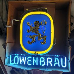 Neon Lowenbrau Sign