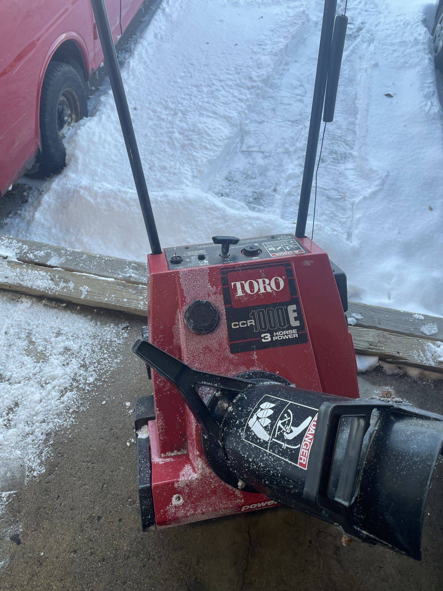 Toro Cc1000 Snow Blower 3hp
