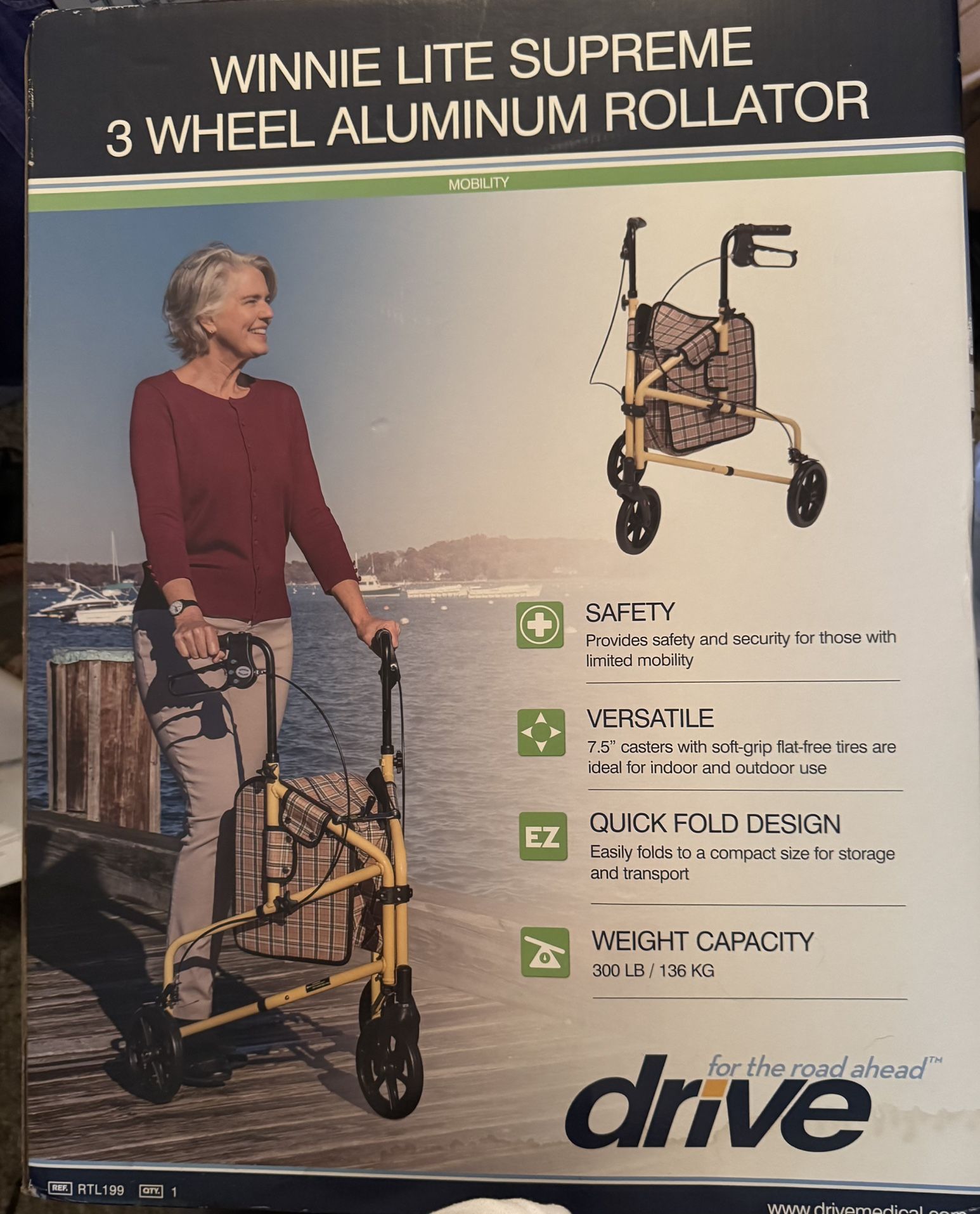 3 Wheeled Rollator
